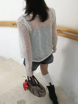 Dot Slub Summer Cardigan (3c)