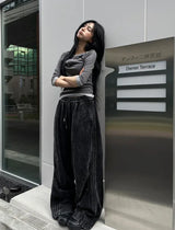 Track Wide Sweatpants