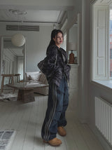 Tern line denim parachute pants
