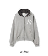 NY Applique Crop Hood Zip-Up