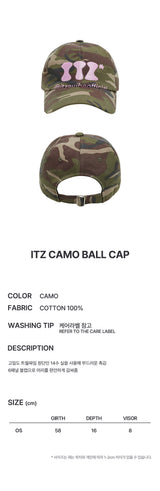 ITZ CAMO BALL CAP