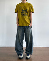 ペンシルプリントショートスリーブTシャツ