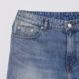 LOOSE FIT VINTAGE WASHING DENIM BLUE