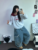 カラーレーションバケーションフーディーTシャツ💙🤍🖤3カラー