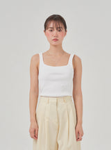 Square sleeveless (white)