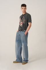 Pigment Error Printed T-Shirt - Charcoal
