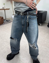 Ens Damaged Regular Denim Pants