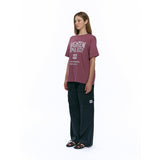 タイポTシャツ Plum