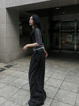 Track Wide Sweatpants