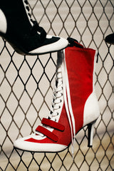 Boxing ベルクロレースアップヒール(Red)