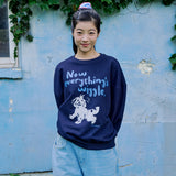ウィグルスウェットシャツ (NAVY)