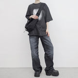 (Unisex) K ボクシーTシャツ