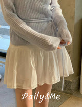 Ribbon wrap knitwear(3color)