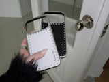round dot mirror bumper case [white]