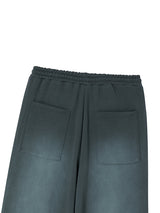 WASHED WIDE SWEATPANTS CHARCOAL