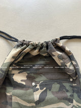 [UNISEX] Camo Military Rope Cargo Backpack