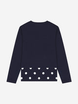 REC RUIT インディゴドットTシャツ (インディゴ)