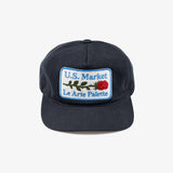 Rose Patch Cap_Dark Navy