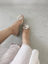 [ charm set / summer trend ] クリアパールジェリーシューズ