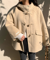 ダッフルハーフレングスハンドメイドコートジャケット