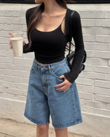 Nuffen denim short pants