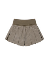 FOLDED BUBBLE SKORT (OAT)