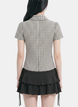 Liora Rustic Check Blouse