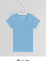 シュルベーシックカラー半袖Tシャツ