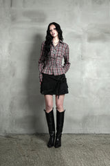バタフライスプレータージップアップ #ベージュ　(FLEECE LINED)