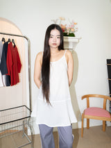 AIRY DOT DRESS (WHITE)