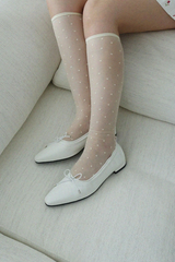 SOFT BALLET RIBBON FLAT SHOES (4COLORS!)