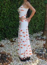 Goldfish lace cancan two-piece set
