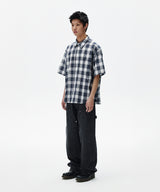 OMBRE CHECK HALF SHIRT