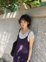 グランドフローラルボタンTシャツ (3color)