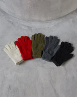 wool knit finger gloves