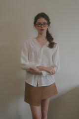  Inuf frill blouse_ivory