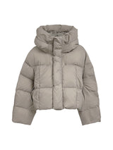 アウトストリングウィンターハイネックダックダウンパッド入りジャケット (Light Padded)