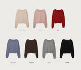 Classic Raglan Round Knit Cardigan (7color)