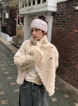 ロープツイストニットヘアバンド(4color)