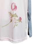 (2color) Soft Tulip Raglan Sheer Long Sleeve Tee