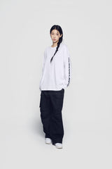 24FW スリーブレタリングロゴロングスリーブホワイト