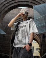 Daily Dirty Washing Collar Short-Sleeved T-shirt