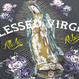 "BLESSED VIRGIN" PRINTED S/S T-SHIRT