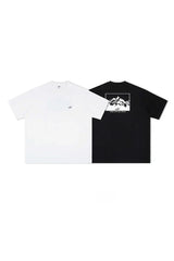 スノーマウンテングラフィックTシャツ