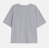 Lenny Basic Semi-Crop Short Sleeve T-shirt