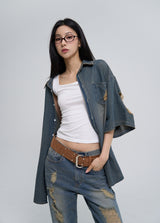 Double layered sleeveless (set product)