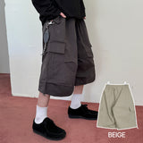 Bethan Bermuda Cargo Pants(Beige)