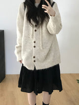 Bernie Hooded Knit Cardigan (3 colors)