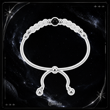 (UNISEX) [S.Steel] Mono Drop Beads Bracelet