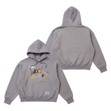 [STGM youth] グランジフーディー BLK / BRW /  MLG